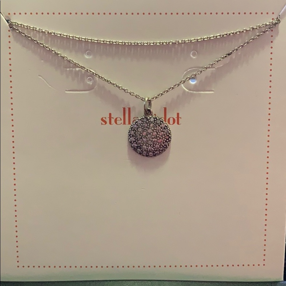 Stella & Dot Silver Necklace